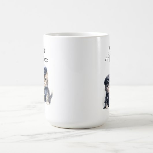 制服を着たかわいい猫たち|過去記事 コーヒーマグカップ (中央)