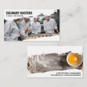 制服を着た学シェフ 名刺 (正面/裏面)