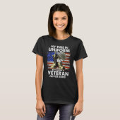 制服を着た私の時間は終わったが、退役軍人である Tシャツ (正面フル)