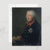 制服を着素晴らしたフリードリッヒ ポストカード (正面/裏面)