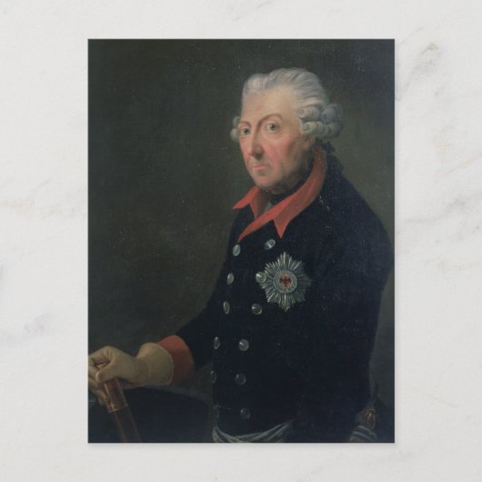 制服を着素晴らしたフリードリッヒ ポストカード (正面)