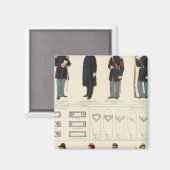 制服、米国、CS軍 マグネット (正面/裏面)