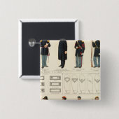 制服、米国、CS軍 缶バッジ (正面&裏面)