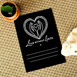 制限なく愛する以下に自分の言葉を書く サンキューカード