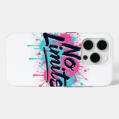 制限なしスプラッシュアートiPhoneケース | ジムのモチベーション Case-Mate iPhoneケース (裏面 (横))