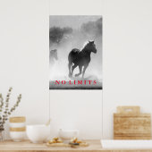 制限なし感動的白黒ウズアートワーク ポスター (キッチン)