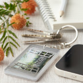 制限は私の自由を増加 – モチベーション肯定 キーホルダー (正面右)