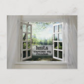 制限は私の自由を増加 – モチベーション肯定 ポストカード (正面)