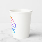 制限を超えてプッシュ紙カップ 紙コップ (左)