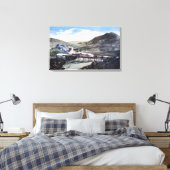 制限付きレール、馬蹄曲線 キャンバスプリント (インサイチュ (寝室))