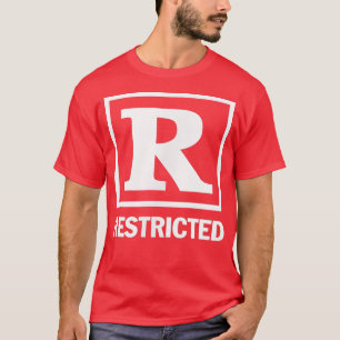 制限付き評価R映画ナイトフィルムチャイルドポップコ Tシャツ