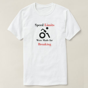 制限速度は破損のためになされました Tシャツ