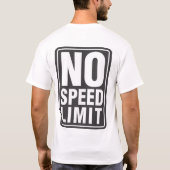 制限速度無し(1) Tシャツ (裏面)