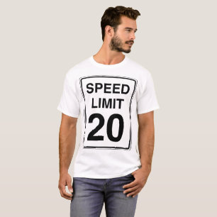 制限速度20の印 Tシャツ