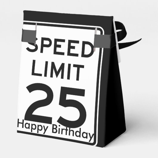 制限速度25mph誕生日標識 フェイバーボックス (裏面サイド)