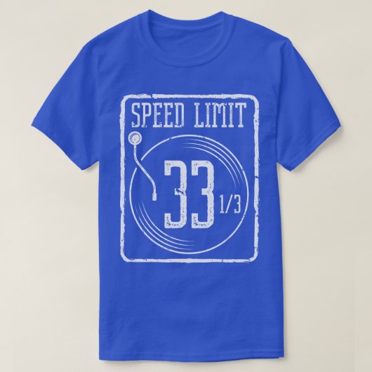 制限速度33レコード Tシャツ (デザイン正面)
