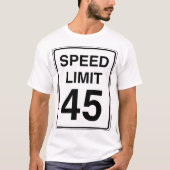 制限速度45の印 Tシャツ (正面)