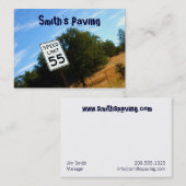 制限速度55のぽっちゃりした名刺 名刺 (正面/裏面)