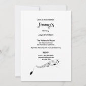 制限速度55サイン誕生日パーティー 招待状 (裏面)