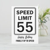 制限速度55標識誕生日が最終的に速度に達する 招待状 (スタンド正面)