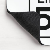 制限速度55 MPHの印 マウスパッド (コーナー)