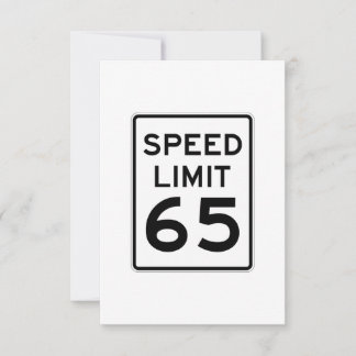 制限速度65 MPH記号