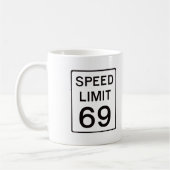制限速度69 コーヒーマグカップ (左)