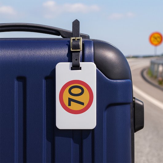 制限速度70 ラゲッジタグ