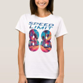 制限速度88女子 Tシャツ (正面)