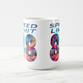 制限速度88 コーヒーマグカップ (中央)