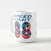 制限速度88 コーヒーマグカップ (正面左)