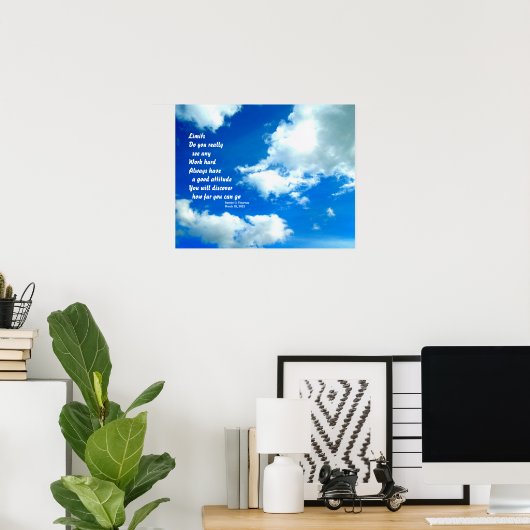 制限 ポスター (ホームオフィス)