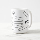 制限,ユーザーのMag コーヒーマグカップ (正面右)