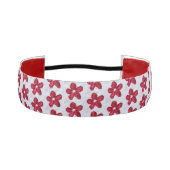 刺かわいらししゅうした顔のフローラ アスレチックヘッドバンド (正面)