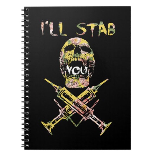 刺してやるスカルナース ノートブック (正面)