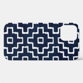 刺し子柄伝統的日本の刺繍 Case-Mate iPhoneケース (裏面 (横))