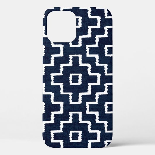 刺し子柄伝統的日本の刺繍 Case-Mate iPhoneケース (裏面)