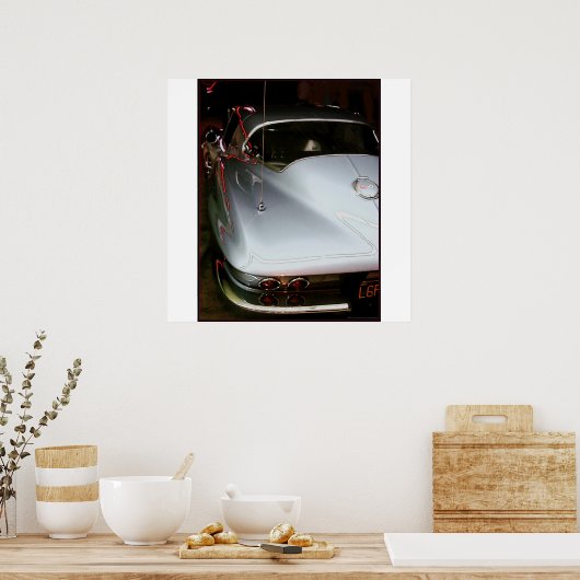 刺し線 ポスター (キッチン)