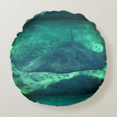 刺し線 ラウンドクッション (正面)