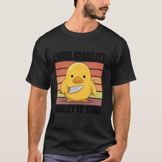 刺し貫く安定性を持っています Tシャツ (正面)