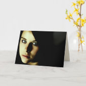 刺すような沈黙カード カード (黄色い花)