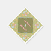 刺カラフルしゅうモダン スタンダードカクテルナプキン (角)