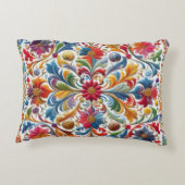刺カラフルしゅう探しフローラデザイン名 アクセントクッション (裏面)