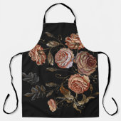 刺クラシックしゅうヴィンテージのバラ エプロン (正面)