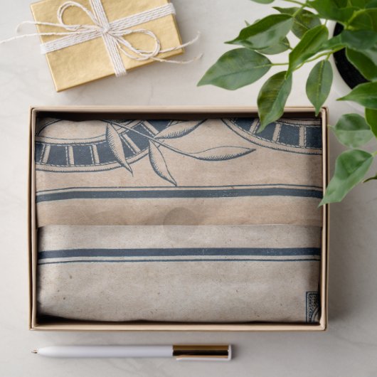 刺フランスのしゅう柄の切り離し又はギフトラップ 薄葉紙 (ギフト)