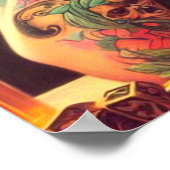 刺入ピンアップポートレート絵を描ズ ポスター (角)