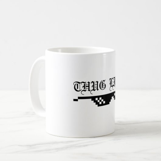 刺客の生命コーヒー・マグ コーヒーマグカップ (正面左)