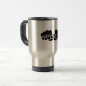 刺客の生命指の関節の入れ墨(動揺してな) トラベルマグ (正面左)