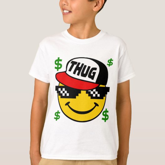 刺客の顔文字 Tシャツ (正面)