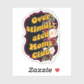 刺激された母のcluカットカスタムビニールステッカー シール (シート)